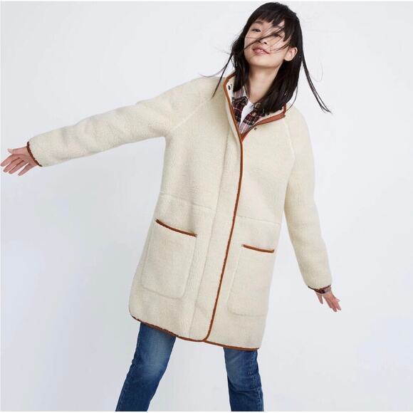 Madewell Sherpa Estate Coat - Picture 13 of 13